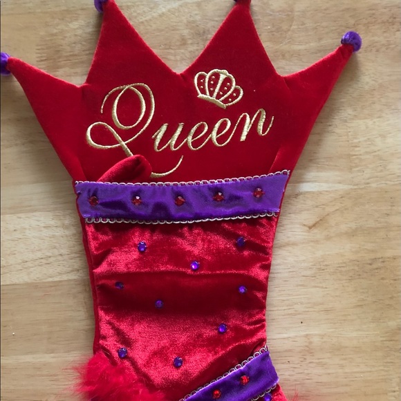 Red Boot Christmas Stocking - Picture 2 of 4